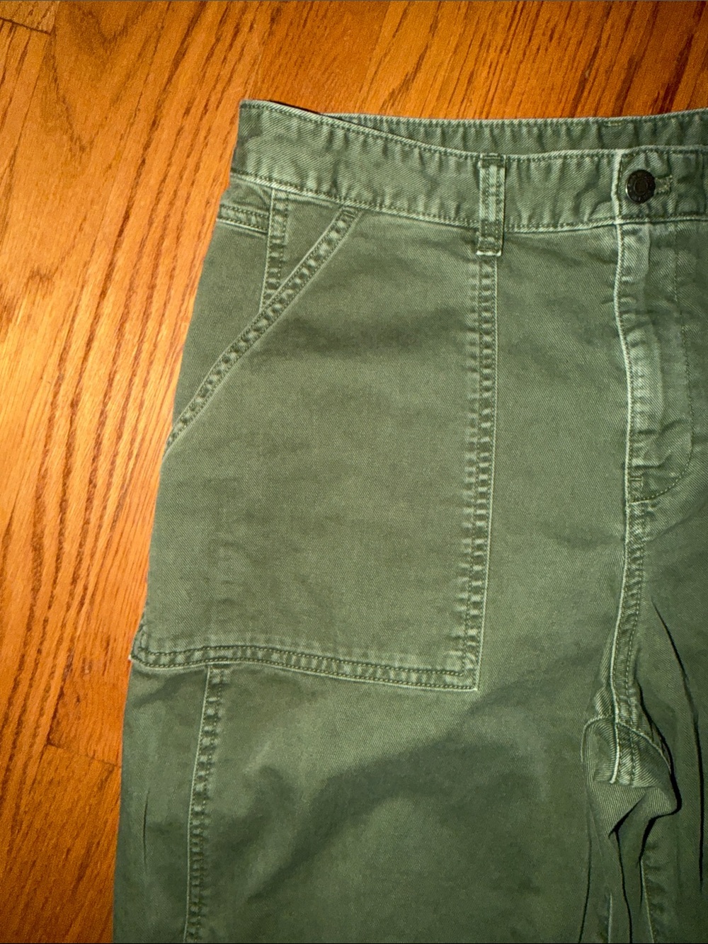 Gap Mid Rise Twill Barrel Pants - Picture 7 of 9